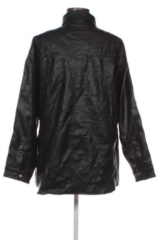 Γυναικείο δερμάτινο μπουφάν Pull&Bear, Μέγεθος M, Χρώμα Μαύρο, Τιμή 8,79 €