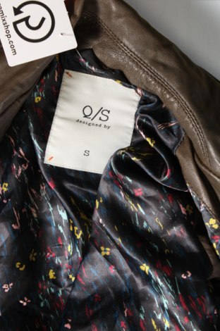 Dámska kožená bunda  Q/S by S.Oliver, Veľkosť S, Farba Hnedá, Cena  81,08 €