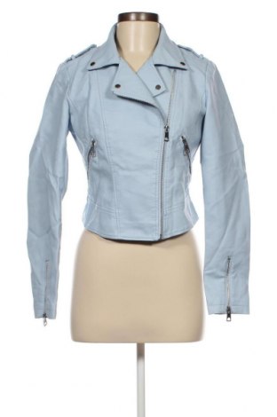 Γυναικείο δερμάτινο μπουφάν Reserved, Μέγεθος M, Χρώμα Μπλέ, Τιμή 25,76 €