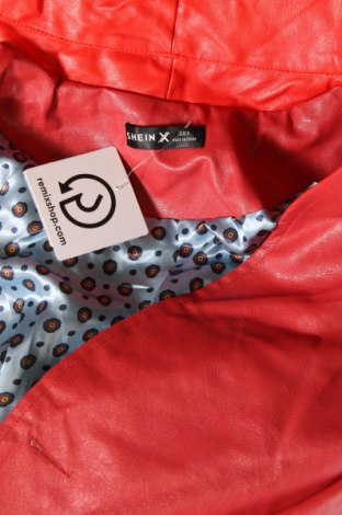 Dámska kožená bunda  SHEIN, Veľkosť S, Farba Červená, Cena  19,45 €