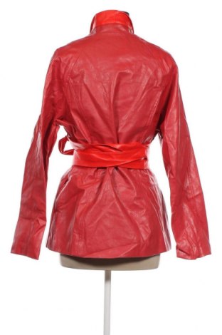 Γυναικείο δερμάτινο μπουφάν SHEIN, Μέγεθος S, Χρώμα Κόκκινο, Τιμή 25,76 €