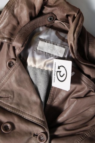 Dámska kožená bunda  Schyia, Veľkosť S, Farba Béžová, Cena  81,02 €