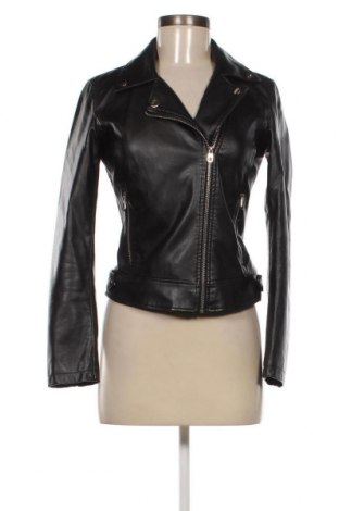 Dámska kožená bunda  Sinsay, Veľkosť S, Farba Čierna, Cena  25,06 €