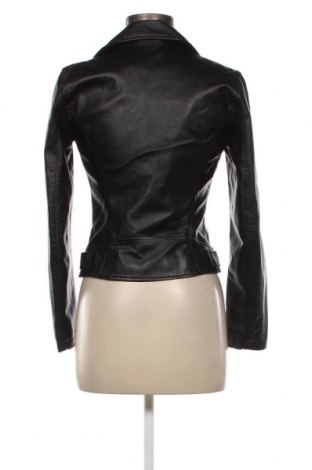 Γυναικείο δερμάτινο μπουφάν Sinsay, Μέγεθος S, Χρώμα Μαύρο, Τιμή 25,06 €