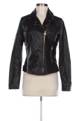 Dámska kožená bunda  Sinsay, Veľkosť M, Farba Čierna, Cena  16,67 €