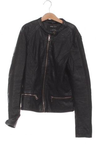 Dámská kožená bunda  Sinsay, Velikost XS, Barva Černá, Cena  220,00 Kč