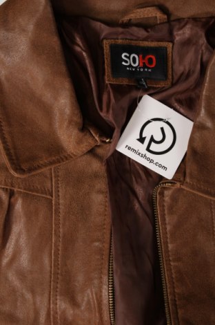 Dámska kožená bunda  Solo, Veľkosť L, Farba Hnedá, Cena  15,47 €