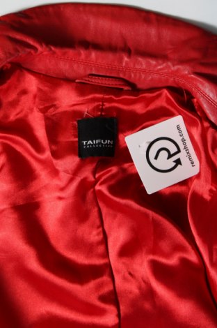 Γυναικείο δερμάτινο μπουφάν Taifun, Μέγεθος XL, Χρώμα Κόκκινο, Τιμή 139,79 €