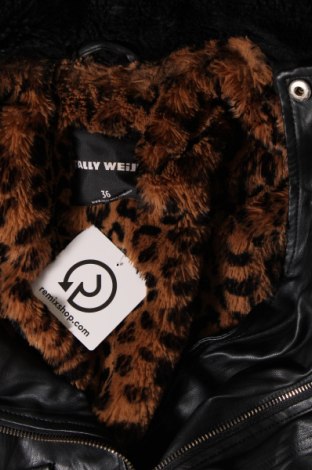 Dámska kožená bunda  Tally Weijl, Veľkosť S, Farba Čierna, Cena  20,28 €