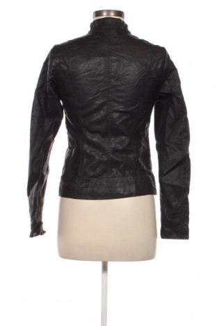 Γυναικείο δερμάτινο μπουφάν VILA, Μέγεθος XS, Χρώμα Μαύρο, Τιμή 12,17 €