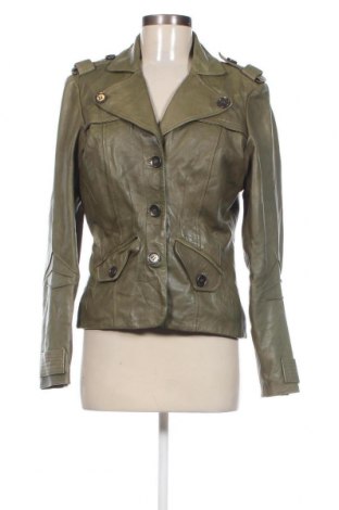 Damen Lederjacke Vero Moda, Größe L, Farbe Grün, Preis 52,64 €