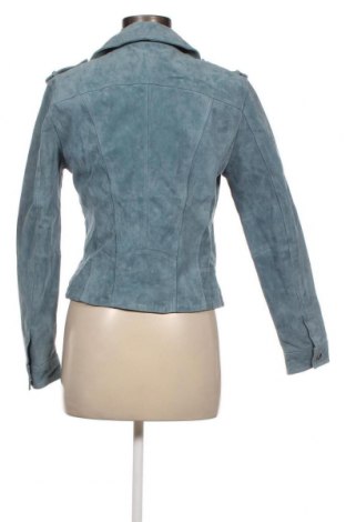 Γυναικείο δερμάτινο μπουφάν Vero Moda, Μέγεθος L, Χρώμα Μπλέ, Τιμή 46,79 €