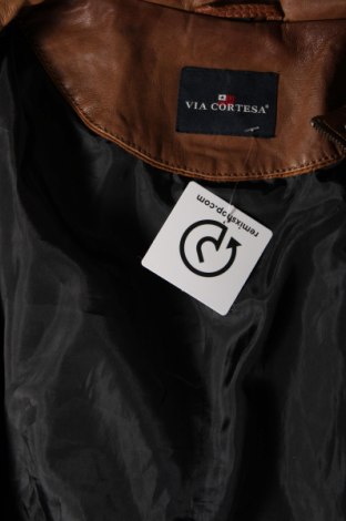 Dámska kožená bunda  Via Cortesa, Veľkosť M, Farba Hnedá, Cena  15,17 €