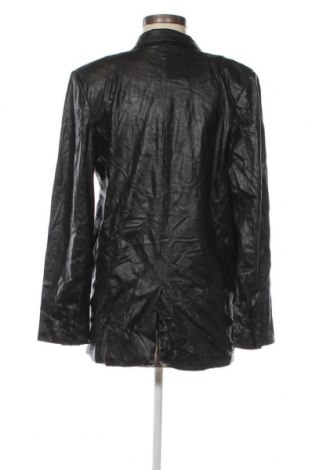 Дамско кожено яке Zara, Размер S, Цвят Черен, Цена 19,68 лв.