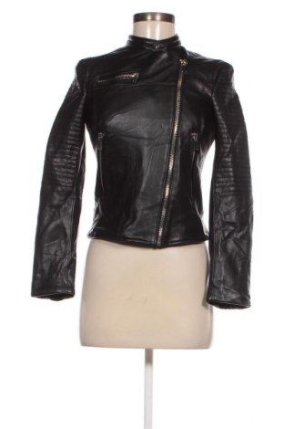 Damen Lederjacke Zara, Größe XS, Farbe Schwarz, Preis 24,25 €