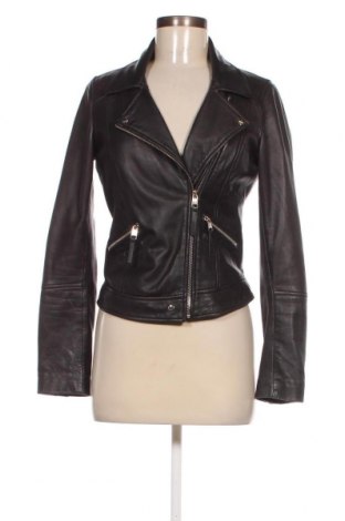 Γυναικείο δερμάτινο μπουφάν Zara Trafaluc, Μέγεθος M, Χρώμα Μαύρο, Τιμή 42,76 €