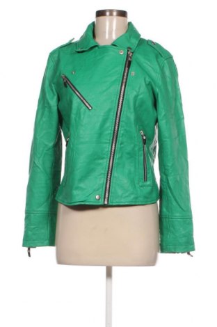 Dámska kožená bunda  Zuiki, Veľkosť L, Farba Zelená, Cena  23,61 €