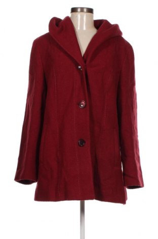 Дамско палто Made In Italy, Размер XL, Цвят Червен, Цена 64,20 лв.