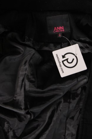 Дамско палто Ann Christine, Размер S, Цвят Черен, Цена 20,33 лв.