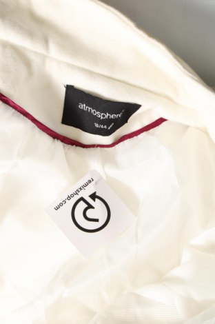 Γυναικείο παλτό Atmosphere, Μέγεθος XL, Χρώμα Λευκό, Τιμή 35,74 €