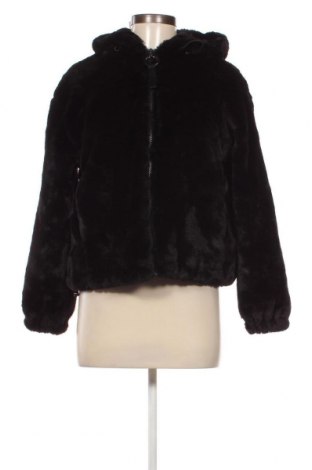 Дамско палто Bershka, Размер XS, Цвят Черен, Цена 21,40 лв.