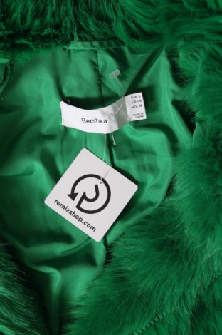 Dámsky kabát  Bershka, Veľkosť S, Farba Zelená, Cena  38,32 €