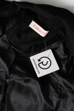 Дамско палто Camaieu, Размер M, Цвят Черен, Цена 33,28 лв.