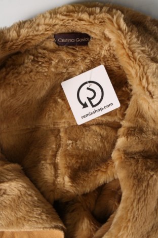 Дамско палто Christina Gavioli, Размер S, Цвят Бежов, Цена 52,02 лв.