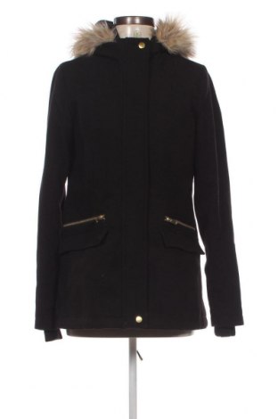 Дамско палто Clockhouse, Размер M, Цвят Черен, Цена 18,19 лв.