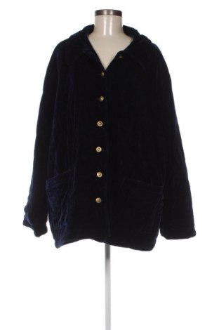 Γυναικείο παλτό Daxon, Μέγεθος 3XL, Χρώμα Μπλέ, Τιμή 20,30 €