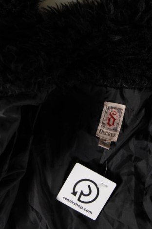 Дамско палто Decree, Размер S, Цвят Черен, Цена 16,05 лв.