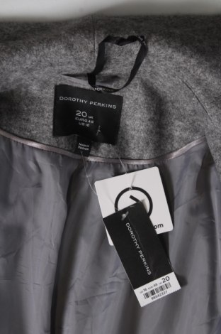 Γυναικείο παλτό Dorothy Perkins, Μέγεθος XXL, Χρώμα Γκρί, Τιμή 60,72 €