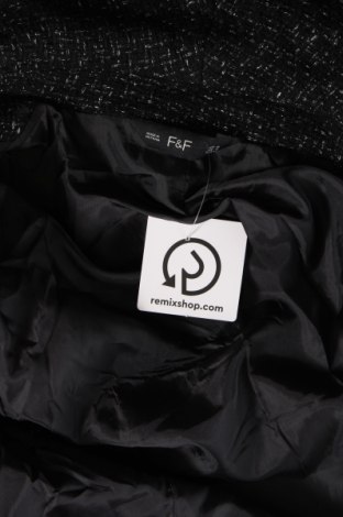 Dámský kabát  F&F, Velikost XL, Barva Černá, Cena  256,00 Kč