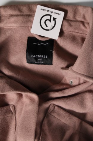 Γυναικείο παλτό Factorie, Μέγεθος L, Χρώμα Ρόζ , Τιμή 11,09 €