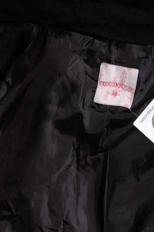 Dámský kabát  Fashion House, Velikost S, Barva Černá, Cena  634,00 Kč