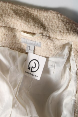 Palton de femei H&M, Mărime M, Culoare Bej, Preț 126,71 Lei