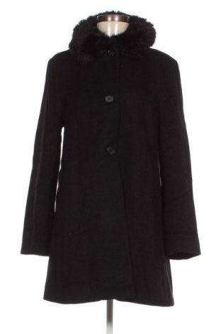 Дамско палто H&M, Размер L, Цвят Черен, Цена 64,20 лв.
