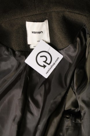 Дамско палто Koton, Размер M, Цвят Зелен, Цена 105,64 лв.