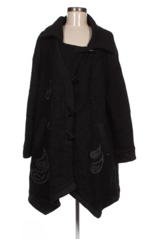 Γυναικείο παλτό Liva, Μέγεθος 3XL, Χρώμα Μαύρο, Τιμή 50,47 €