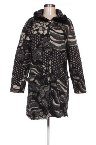 Γυναικείο παλτό Made In Italy, Μέγεθος XXL, Χρώμα Πολύχρωμο, Τιμή 66,19 €