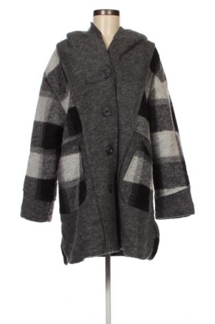 Γυναικείο παλτό Made In Italy, Μέγεθος M, Χρώμα Γκρί, Τιμή 33,10 €