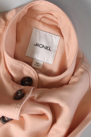 Γυναικείο παλτό Monki, Μέγεθος XS, Χρώμα Ρόζ , Τιμή 15,75 €