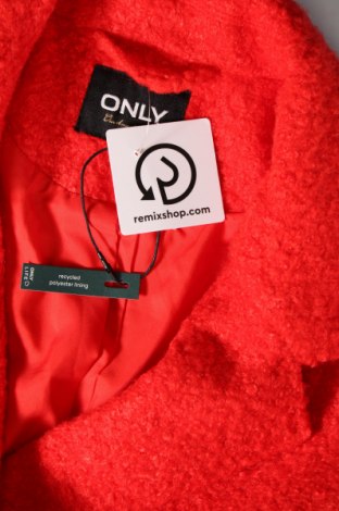 Дамско палто ONLY, Размер XL, Цвят Червен, Цена 68,20 лв.