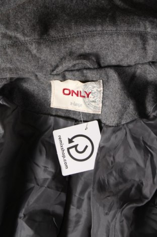 Γυναικείο παλτό ONLY, Μέγεθος XL, Χρώμα Γκρί, Τιμή 17,35 €