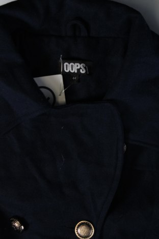 Palton de femei Oops, Mărime L, Culoare Albastru, Preț 74,02 Lei