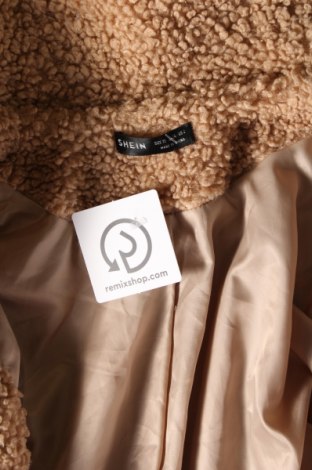 Γυναικείο παλτό SHEIN, Μέγεθος XS, Χρώμα  Μπέζ, Τιμή 20,52 €