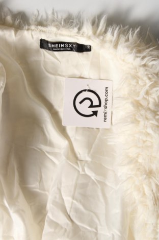 Γυναικείο παλτό SHEIN, Μέγεθος XS, Χρώμα Εκρού, Τιμή 13,06 €