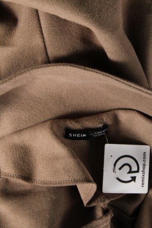 Γυναικείο παλτό SHEIN, Μέγεθος L, Χρώμα  Μπέζ, Τιμή 12,58 €