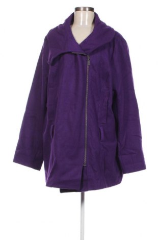 Дамско палто Sara Kelly By Ellos, Размер 4XL, Цвят Лилав, Цена 26,75 лв.