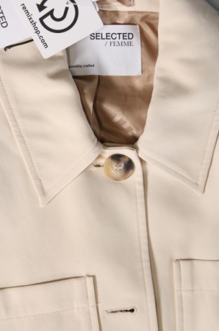 Γυναικείο παλτό Selected Femme, Μέγεθος M, Χρώμα  Μπέζ, Τιμή 105,73 €